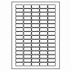 547 - Label Size 33.5mm x 15mm - 80 labels per sheet